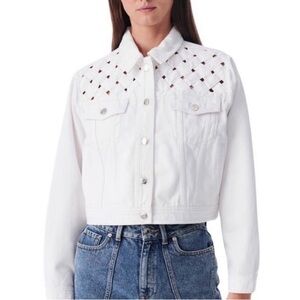 NWT IRO Paris UBALDO Crop Jean Jacket